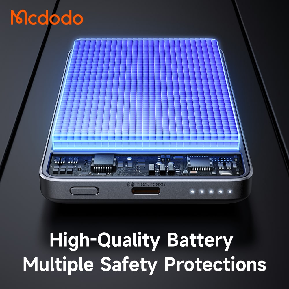 Sạc Dự Phòng Hít Nam Châm Mcdodo 20W | Tùy Chọn 5000/10000mAh, Siêu Mỏng