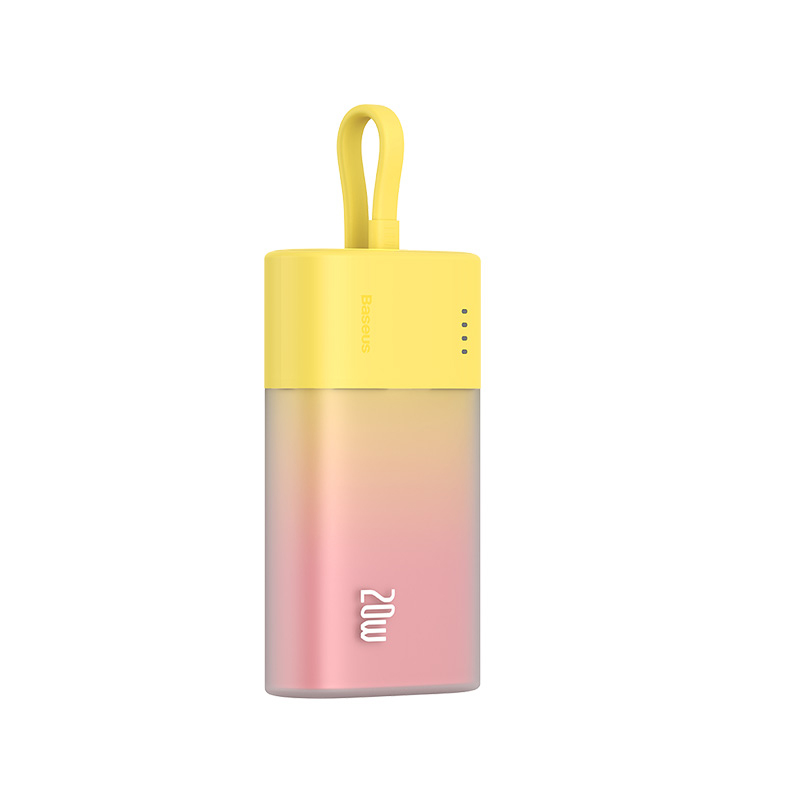 Sạc Dự Phòng Baseus Popsicle 5200mAh 20W | Kèm Sẵn Dây Sạc, Tùy Chọn Cáp Type-C / Ln