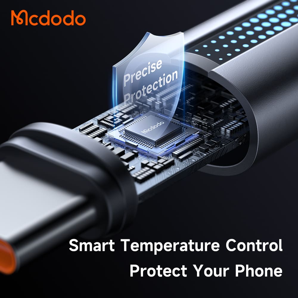 Cáp Sạc Mcdodo 100W Type-C | Sạc Nhanh Laptop & Điện Thoại, Có Đèn Báo Sạc