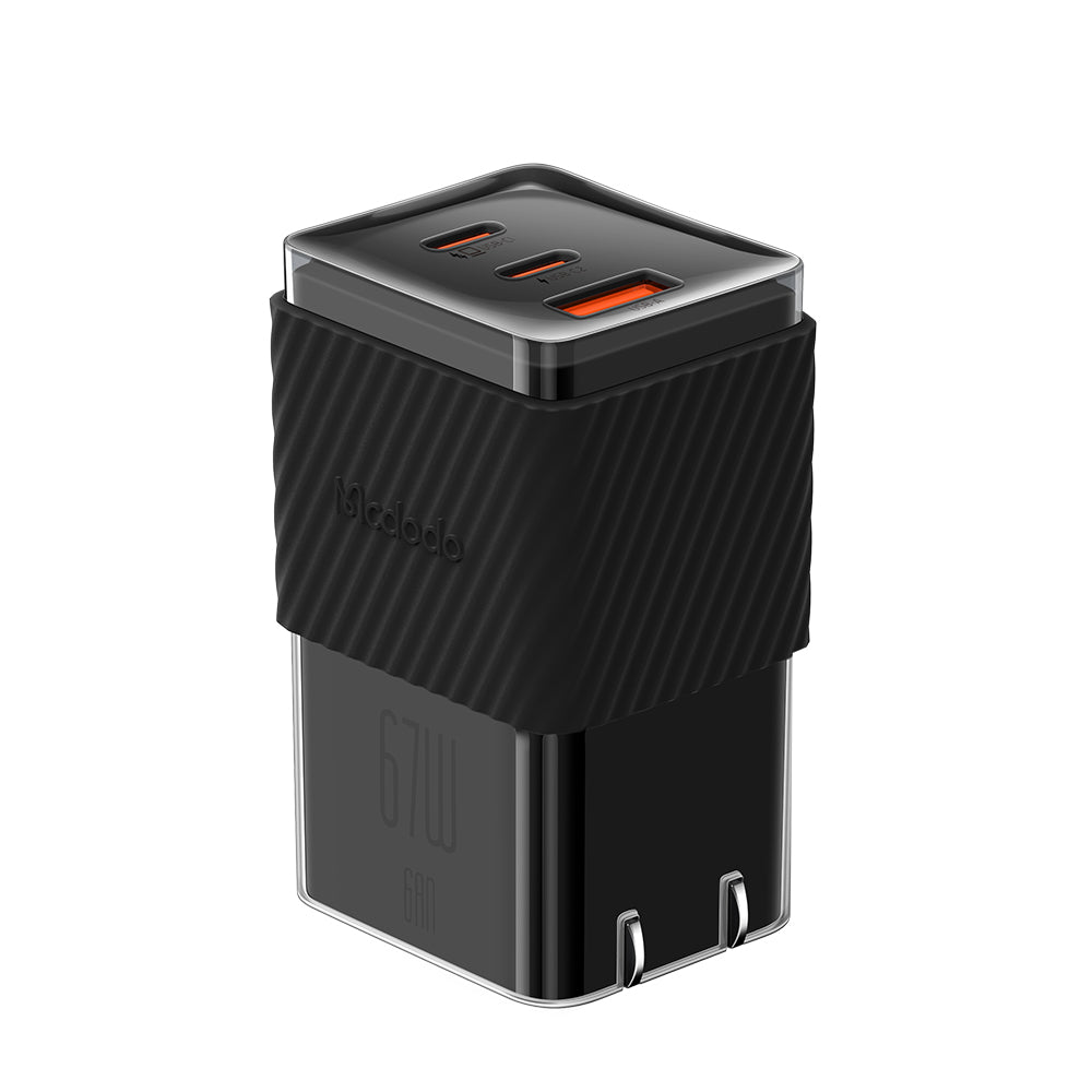 Cốc Sạc Nhanh Mcdodo Dichromatic  67W GaN 5 | 3 Cổng (2 Type-C, 1 USB), Sạc Laptop & Điện Thoại