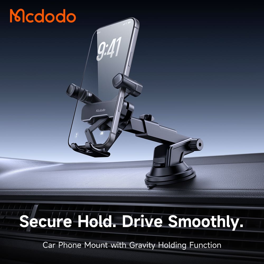 Giá Đỡ Điện Thoại Ô Tô Mcdodo Gravito | Kẹp Tự Động Trọng Lực, Cánh Tay Linh Hoạt