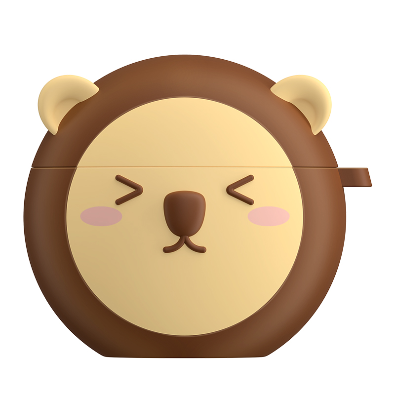 Case Tai Nghe Baseus E3 Hình Sư Tử Dễ Thương | Silicon Mềm Mịn, Chống Sốc, Chống Bụi Bẩn