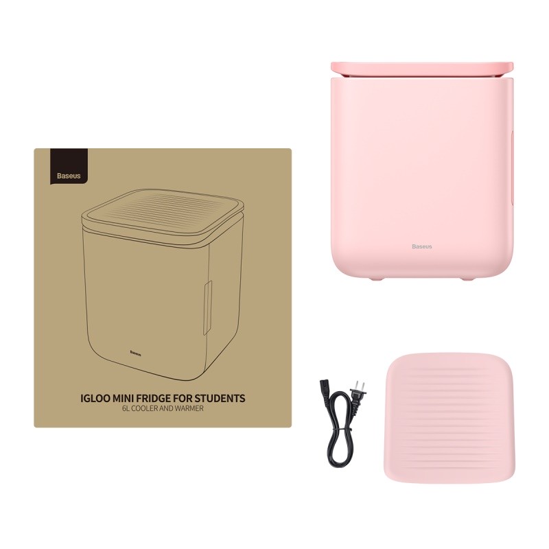 Tủ Lạnh Mini Baseus Igloo 6L | 2 Chế Độ Nóng & Lạnh, Giữ Lạnh Mỹ Phẩm, Giữ Ấm Đồ Ăn