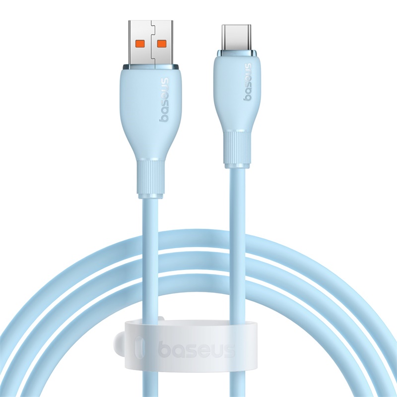 Cáp Sạc Nhanh Baseus Pudding 100W USB to Type-C | Chất Liệu Mềm Mịn, Siêu Bền