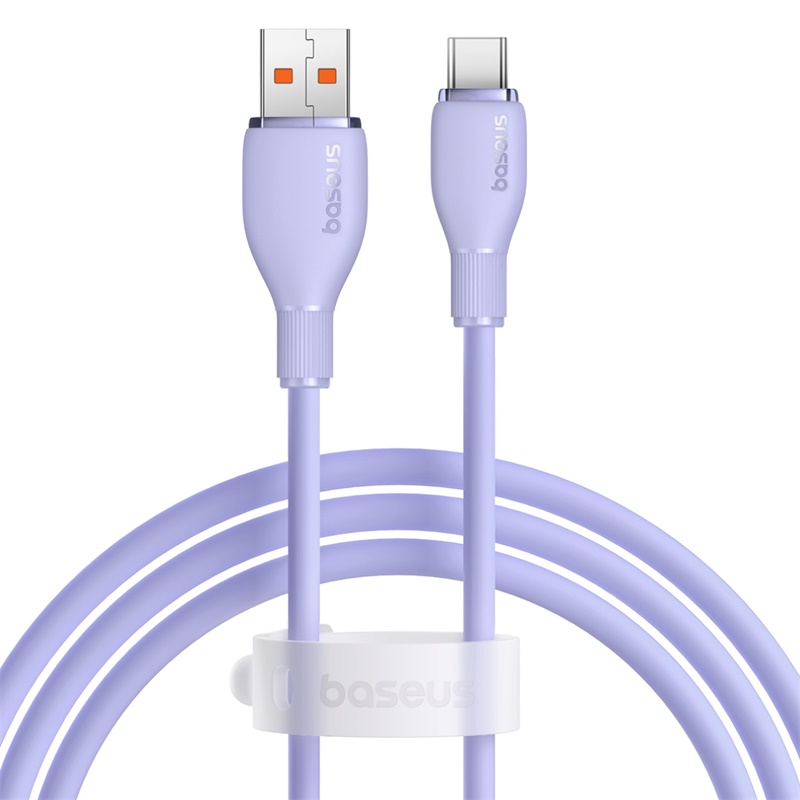 Cáp Sạc Nhanh Baseus Pudding 100W USB to Type-C | Chất Liệu Mềm Mịn, Siêu Bền