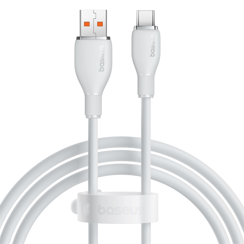 Cáp Sạc Nhanh Baseus Pudding 100W USB to Type-C | Chất Liệu Mềm Mịn, Siêu Bền