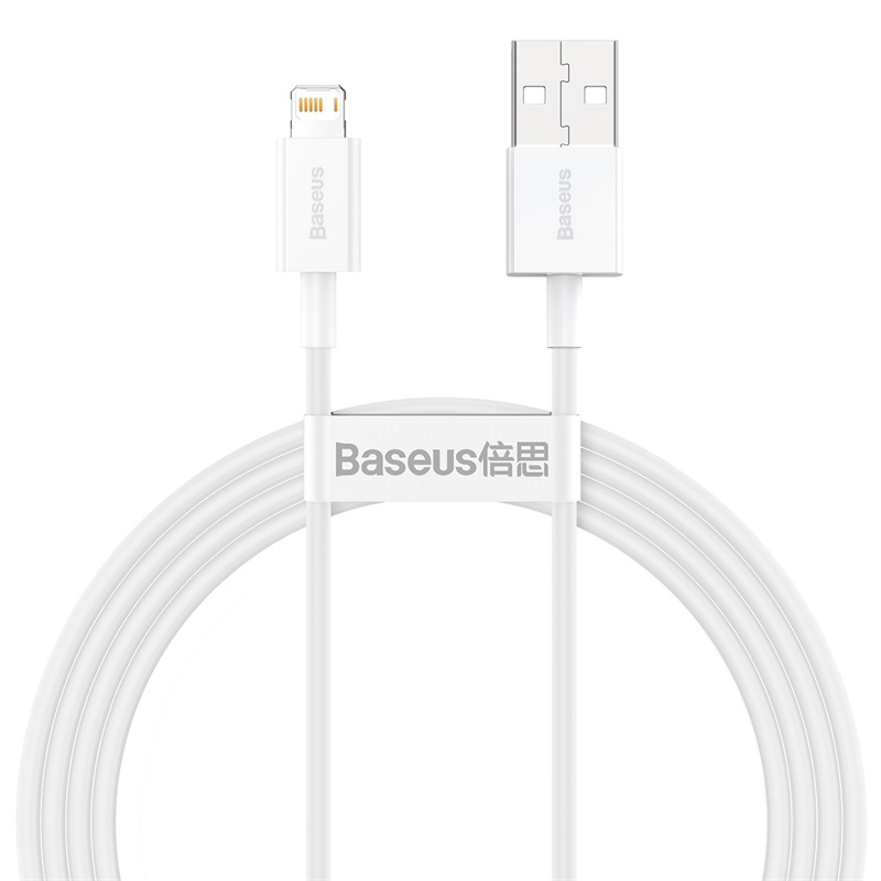 Cáp Sạc Baseus Superior Series USB to Ln 2.4A | Dẻo Dai Chống Gãy, Dài 1m/2m