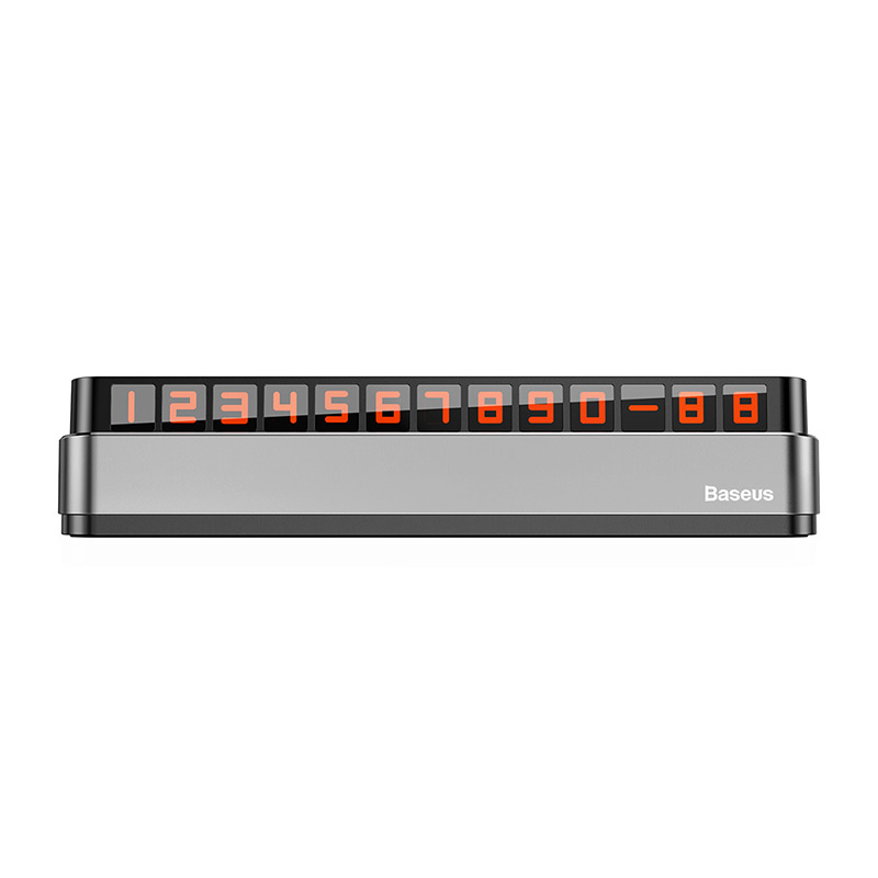 Bảng Ghi Số Điện Thoại Ô Tô Baseus Moonlight Box | Hợp Kim Cao Cấp, Thiết Kế Sang Trọng