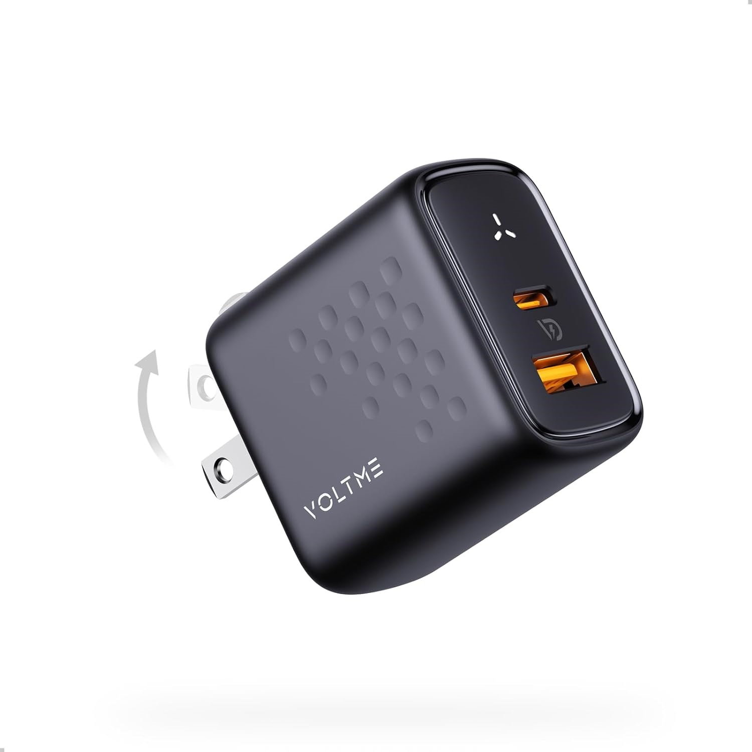 Củ Sạc Nhanh Voltme Revo 35W Công Nghệ GaN III | Thiết Kế Chân Gập Gọn, Tùy Chọn 2 Cổng Sạc