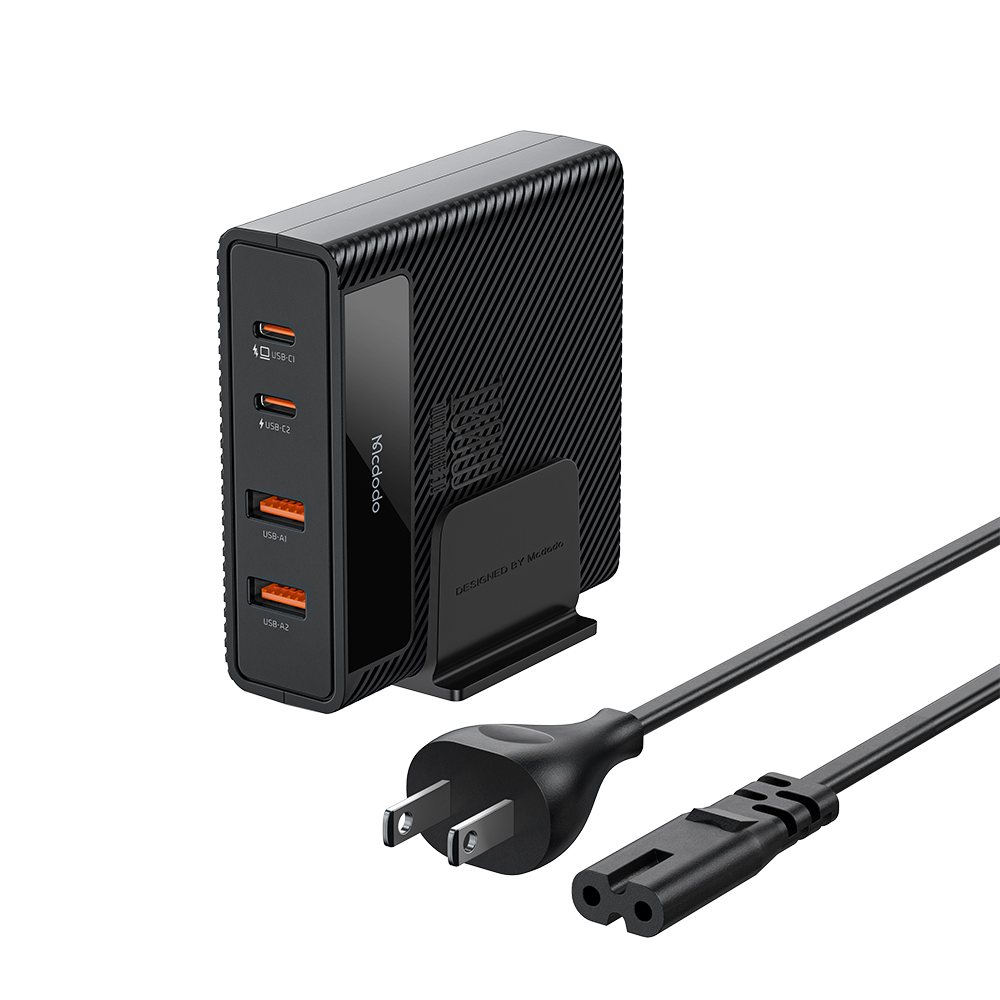 Bộ Sạc Nhanh Để Bàn Mcdodo 100W 2Type-C + 2USB | Sắp Xếp Gọn Gàng, Kèm Dây Nguồn 1.5m