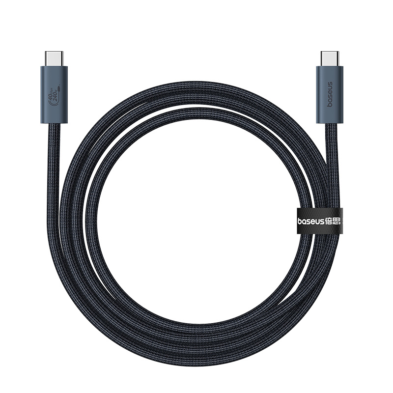 Cáp Sạc Baseus Flash 2 USB4 240W Type-C to Type-C | 40Gbps, Xuất Hình 8K, Sạc Nhanh Laptop