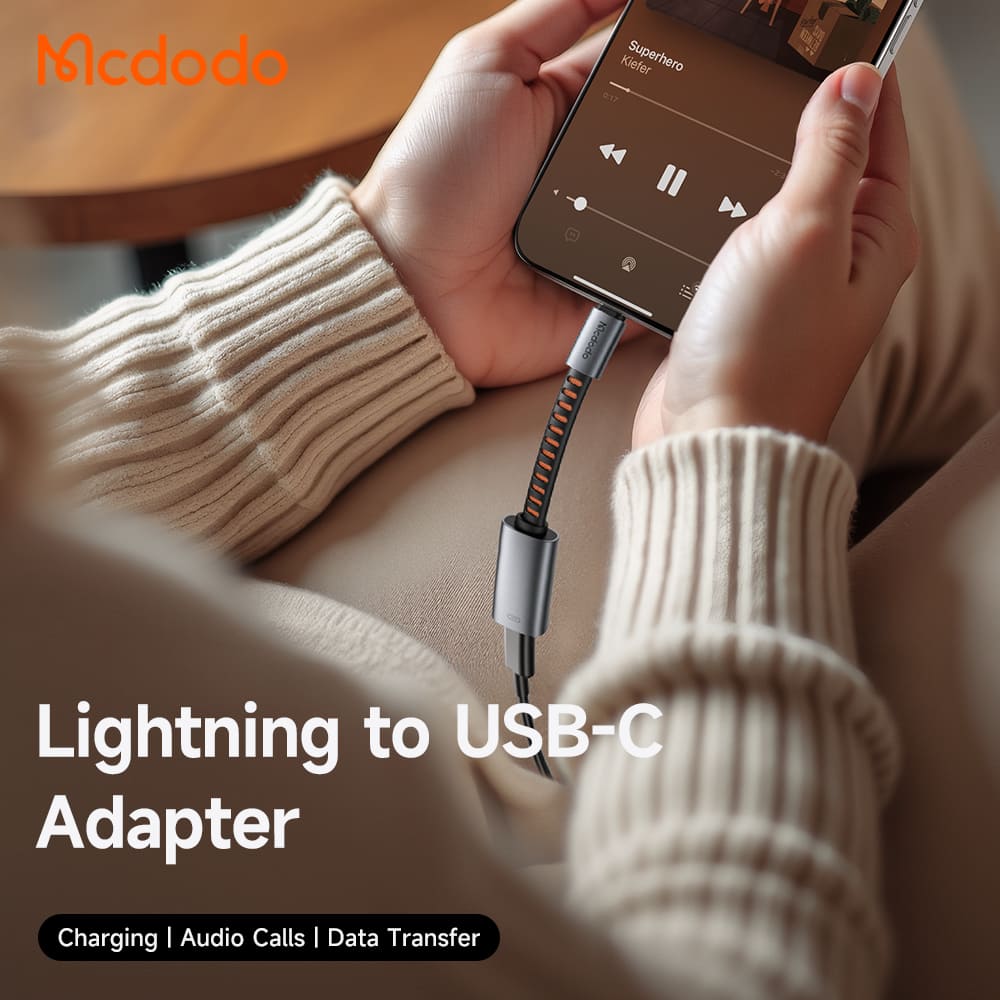 Đầu Chuyển Đổi Mcdodo iP to Type-C 3-in-1 Multi Adapter