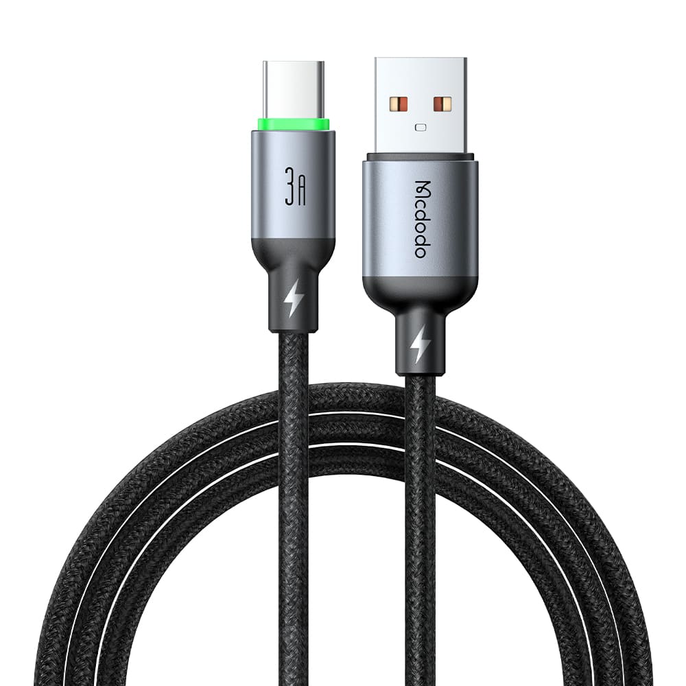 Cáp Sạc Mcdodo Cab Luma 3A USB to Type-C | Có Đèn LED Báo Sạc