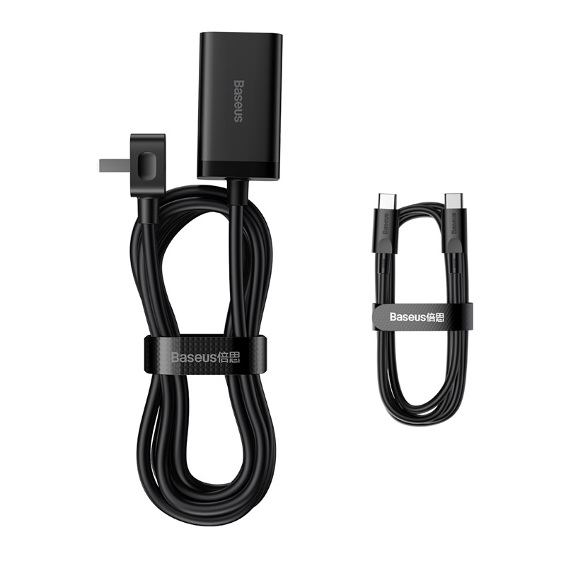 Bộ Sạc Nhanh Để Bàn Baseus GaN3 Pro 65W | 4 Cổng Type-C USB Nối Dài Sạc Laptop Điện Thoại