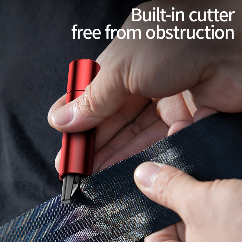 Dụng Cụ Phá Kính Thoát Hiểm Baseus Sharp Tool | Lò Xo Tự Động & Dao Cắt Dây An Toàn