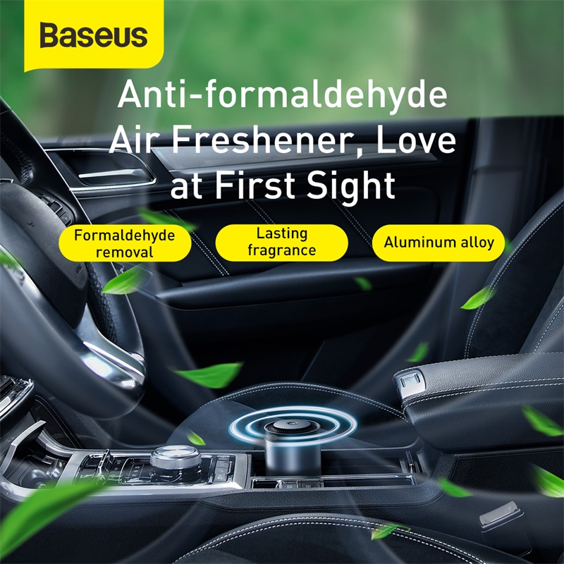 Bộ nước hoa khô khử mùi, lọc không khí dùng cho xe hơi Baseus Ripple Car Cup Holder Air Freshener（with Formaldehyde PurificationFunction）