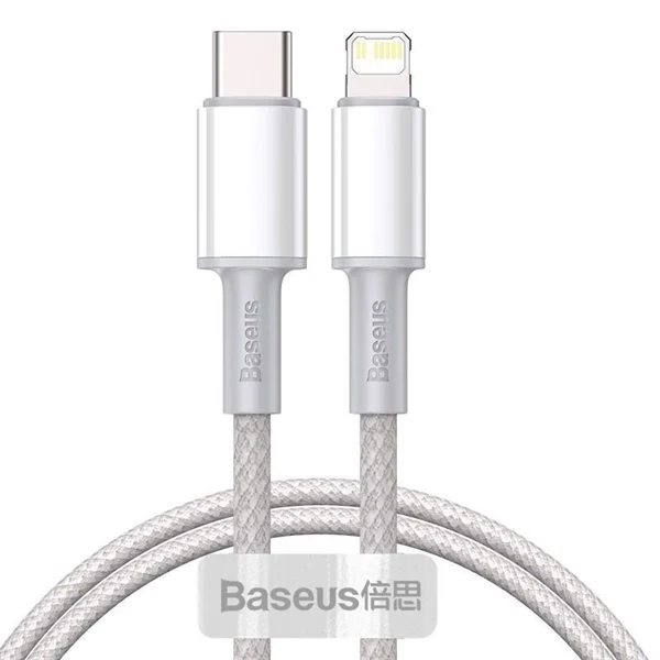 Cáp Sạc Nhanh Baseus High Density PD 20W Type-C to Ln | Dây Dù Siêu Bền