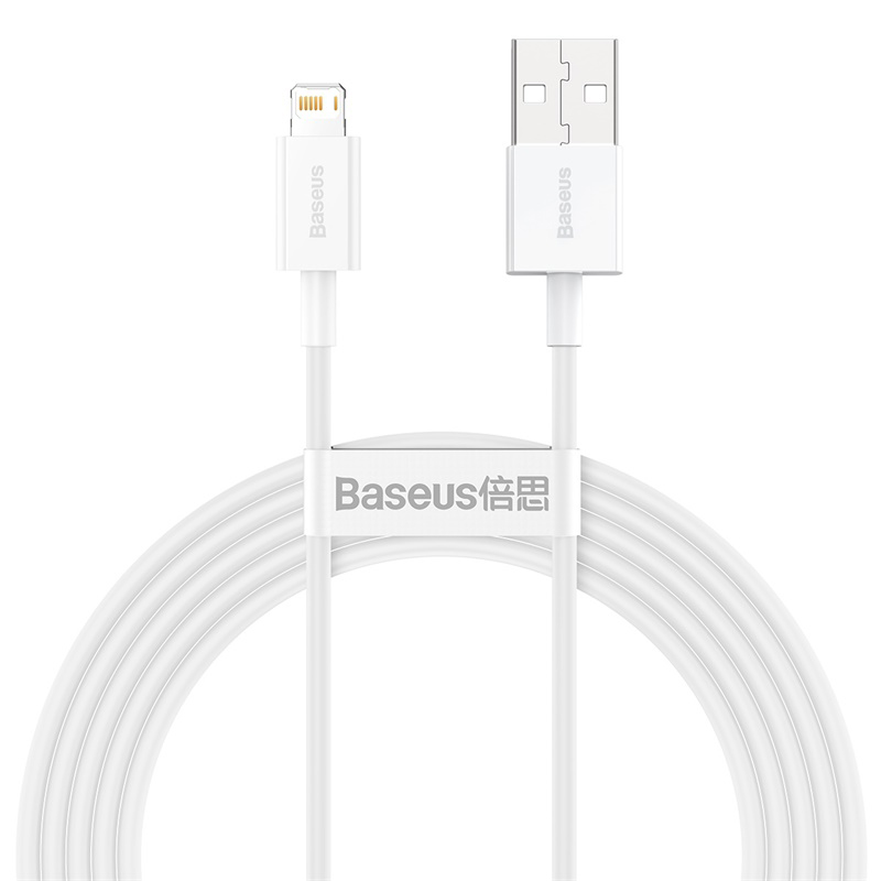 Cáp sạc lightning Baseus Superior Series Fast Charging Data Cable cho iPhone/ iPad (2.4A, 480Mbps, Fast charge, ABS/ TPE Cable)