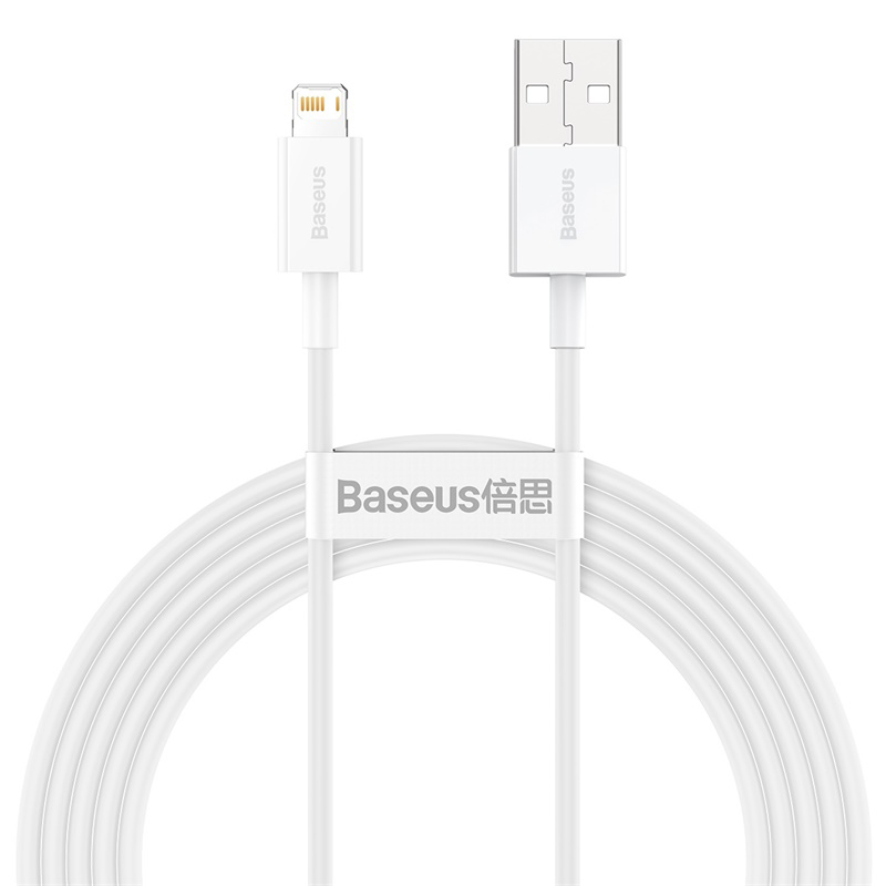 Cáp Sạc Baseus Superior Series USB to Ln 2.4A | Dẻo Dai Chống Gãy, Dài 1m/2m