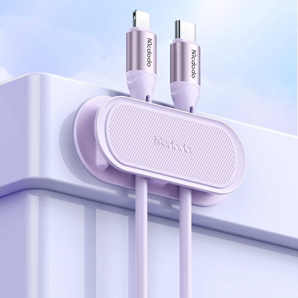 Kẹp Dây Cáp Mcdodo Rainbow Series | Sắp Xếp Gọn Gàng, Nhiều Màu, Dán Bàn