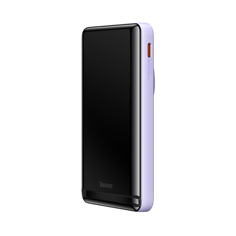 Pin Sạc Dự Phòng Baseus Magnetic 10000mAh | 3 trong 1 Kèm Chân Chống, Sạc Không Dây & PD 20W