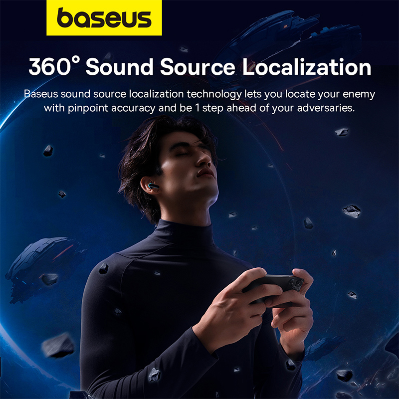 Tai Nghe TWS Baseus AeQur G10 | Kết Nối Cùng Lúc PC & Điện Thoại, Chuyên Game Không Trễ