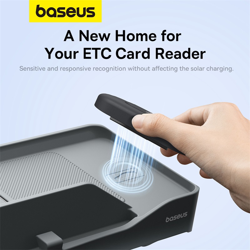 Hộc Để Đồ Dán Taplo Xe Hơi Baseus T-Space | Giúp Sắp Xếp Gọn Gàng, Tích Hợp Giá Đỡ Điện Thoại