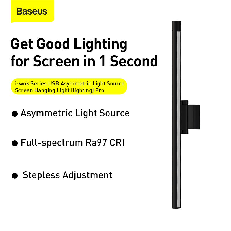 Đèn treo màn hình chống chói bảo vệ mắt Baseus i-work Series (USB Stepless Dimming Screen Hanging light) -Phiên bản PRO