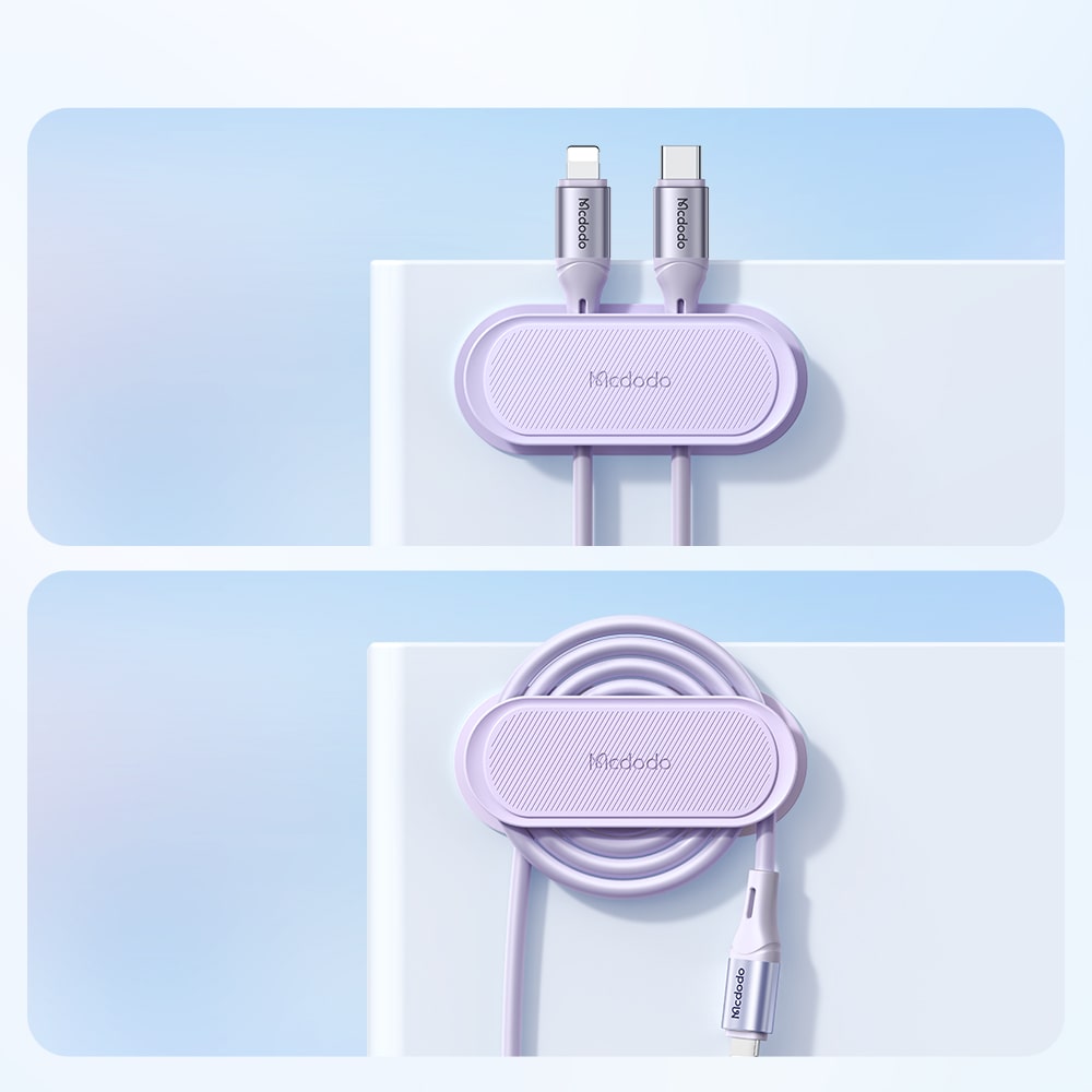 Kẹp Dây Cáp Mcdodo Rainbow Series | Sắp Xếp Gọn Gàng, Nhiều Màu, Dán Bàn