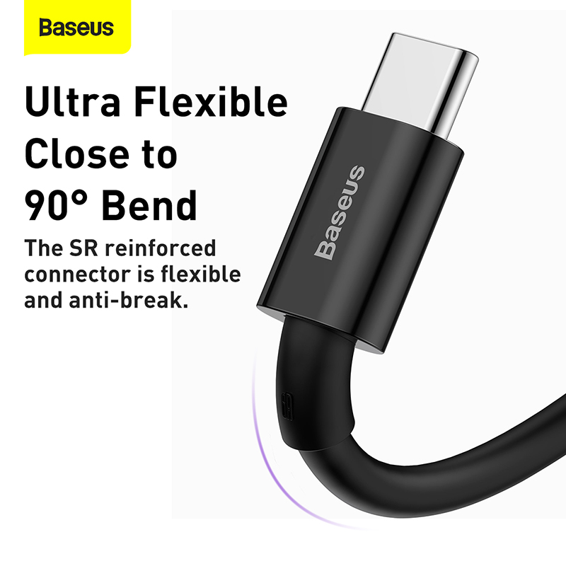 Cáp Sạc Nhanh Baseus Superior USB to Type-C 66W | Hỗ Trợ Dòng 6A Cho Điện Thoại, Siêu Bền Chống Đứt