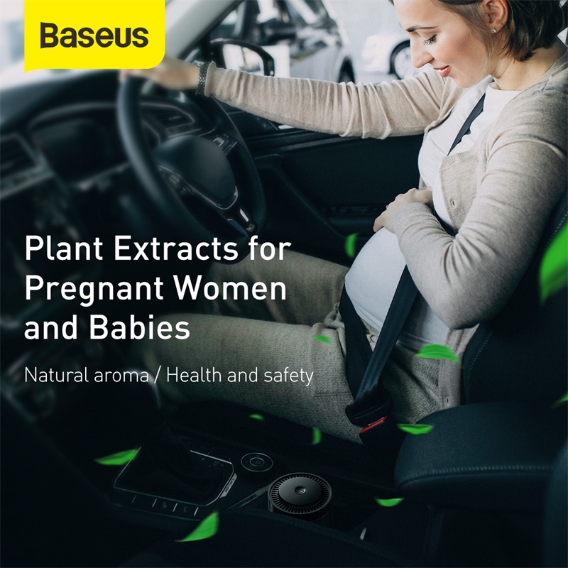 Bộ nước hoa khô khử mùi, lọc không khí dùng cho xe hơi Baseus Ripple Car Cup Holder Air Freshener（with Formaldehyde PurificationFunction）