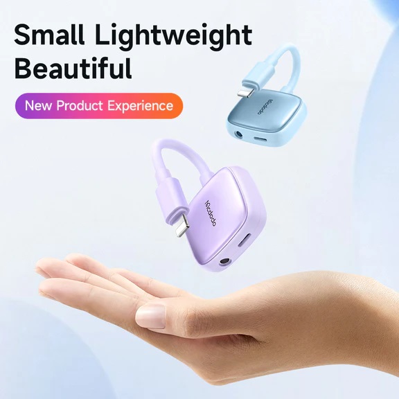 Đầu Chuyển Mcdodo Ln sang Ln & Audio 3.5mm | Vừa Sạc Vừa Nghe Nhạc Cho iP/Pad