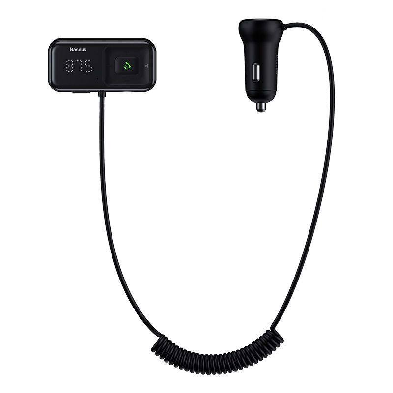 Bộ Tẩu Sạc Bluetooth Baseus S-16 | Màn Hình Rời An Toàn, Hỗ Trợ AUX/Thẻ Nhớ