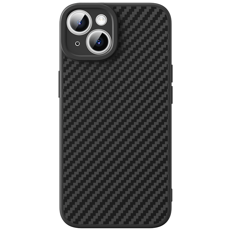 Ốp Lưng Nam Châm Chống Bám Bẩn Baseus Synthetic Fiber Series Magnetic Phone Case for iP 15 (Tặng kèm cường lực)