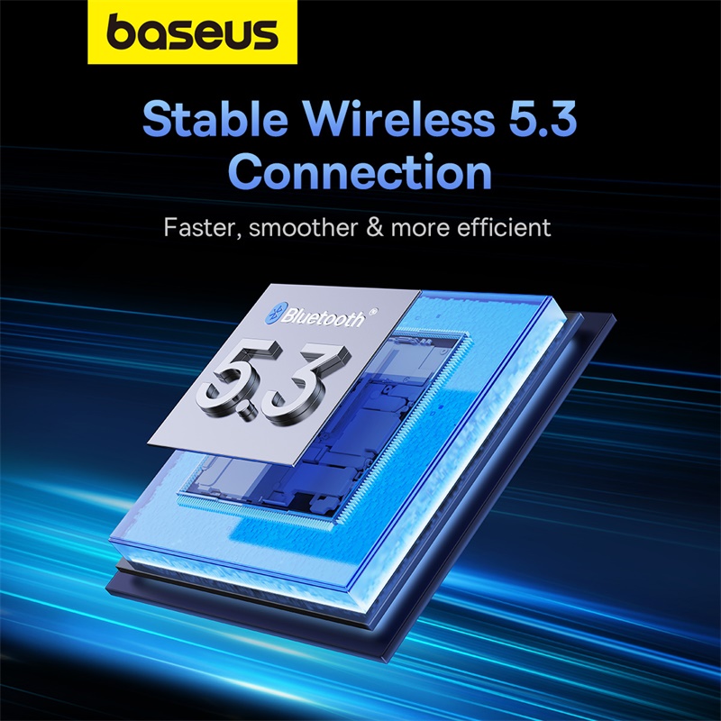 Tai Nghe True Wireless Baseus Bowie E5x | Bluetooth 5.3, Đàm Thoại Chống Ồn, Thiết Kế Trong Suốt