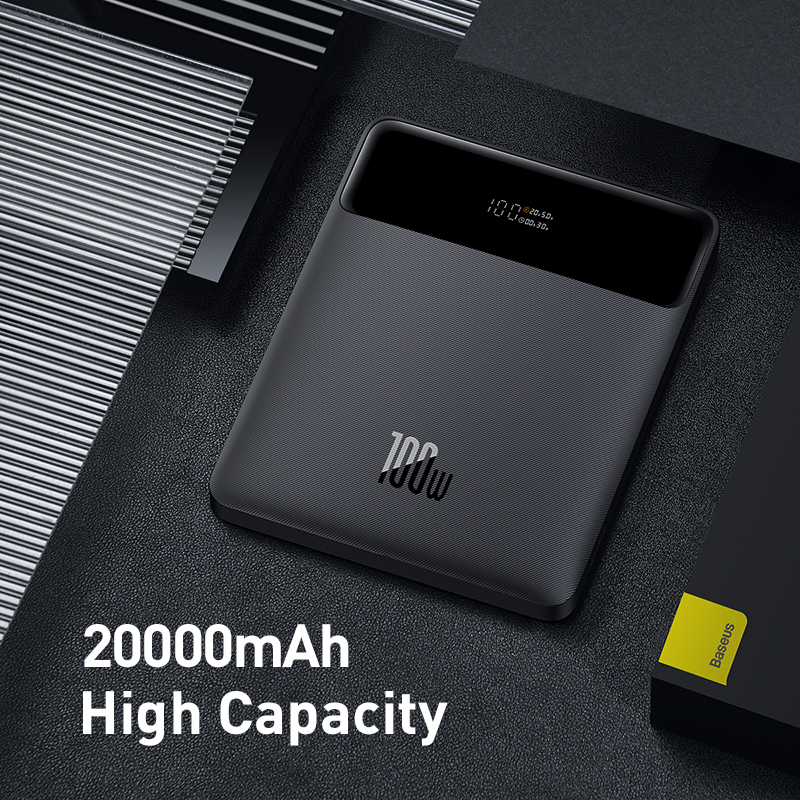 Sạc Dự Phòng Baseus Blade 100W 20000mAh | Sạc Nhanh Cho Laptop, Siêu Mỏng