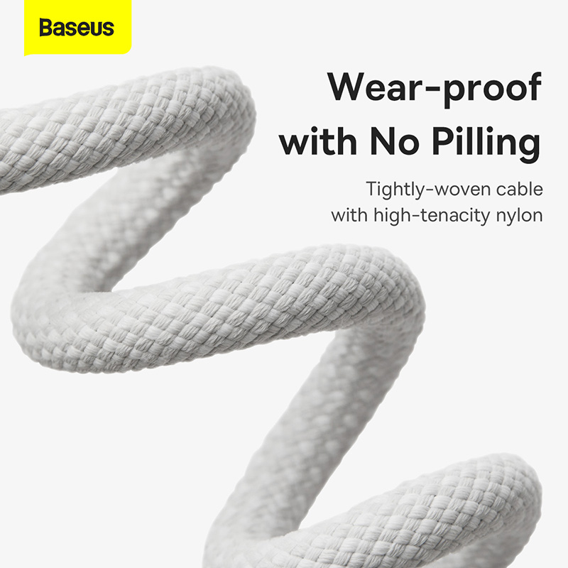 Cáp Sạc Siêu Bền Baseus Dynamic USB to Type-C | Dòng Cao 6A, Sạc Nhanh 100W