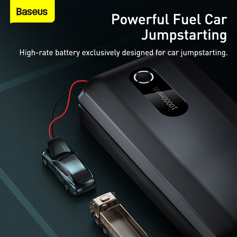 Bộ Kích Bình Ô Tô Baseus Super Energy Air | 10000mAh, Dòng Khởi Động 1000A, Kích Bình 12V Siêu Nhanh