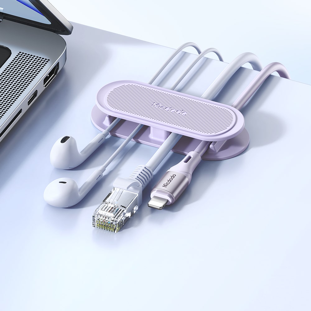Kẹp Dây Cáp Mcdodo Rainbow Series | Sắp Xếp Gọn Gàng, Nhiều Màu, Dán Bàn