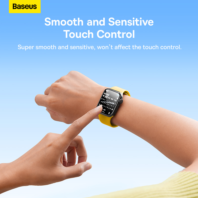 Dán Màn Hình Baseus 8K Cho AppleWatch (Đủ Kích Cỡ) | Cường Lực Dẻo Full Màn, Chống Vân Tay