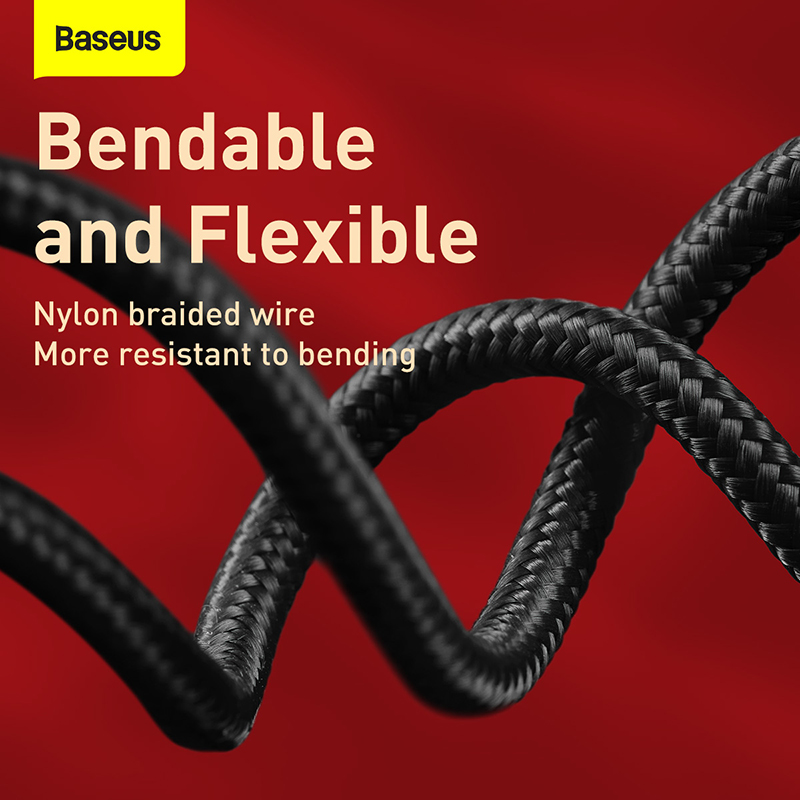 Cáp Sạc Nhanh Baseus Year of the Tiger USB to M+L+C 3.5A Siêu Bền | Sạc Cùng Lúc 3 Thiết Bị