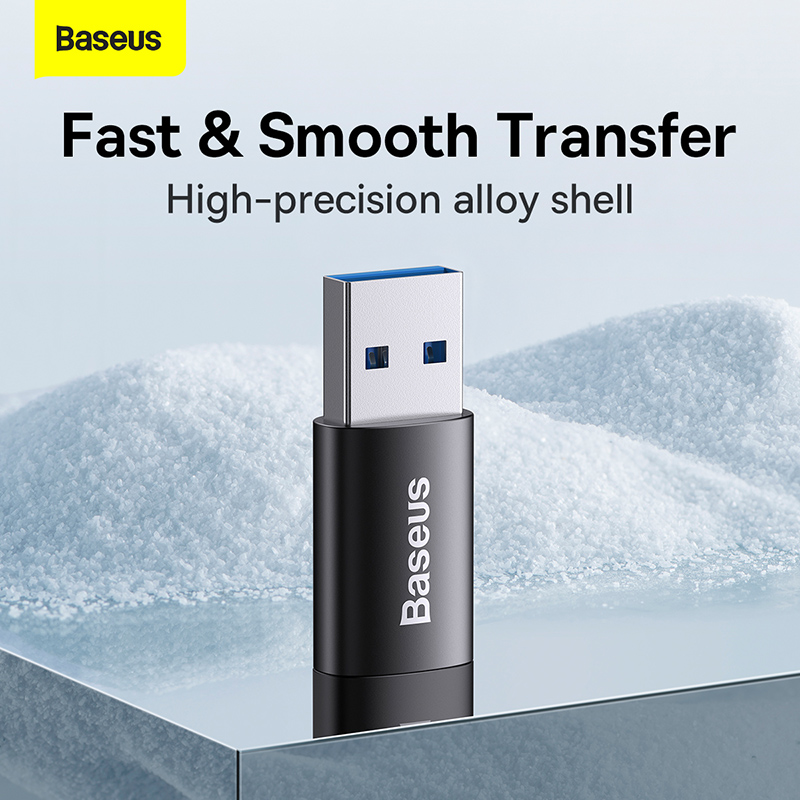 Đầu Chuyển Baseus USB 3.1 to Type-C | Tốc Độ 10Gbps, Kết Nối Cáp Type-C