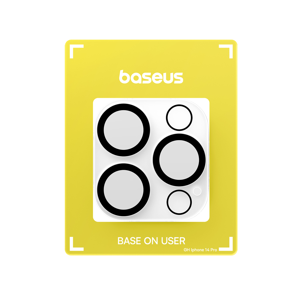 Cường Lực Bảo Vệ Camera Baseus Crystal Series HD Full-Frame Lens Protector for iP 15 (Bộ 2 cái)