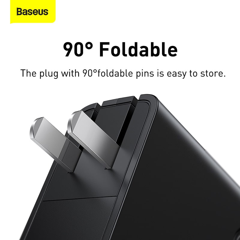 Sạc Dự Phòng Kiêm Củ Sạc Baseus Power Station 2 | 2 Trong 1, 20W, 10.000mAh, Sạc Nhanh PD