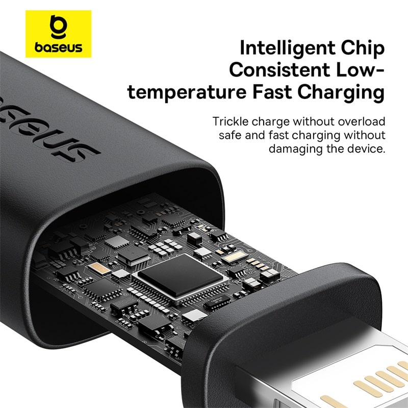 Cáp Sạc Baseus Dura Series USB to Ln 2.4A | Dây Dù Gia Cố Chắc Chắn, Chống Gãy Gập