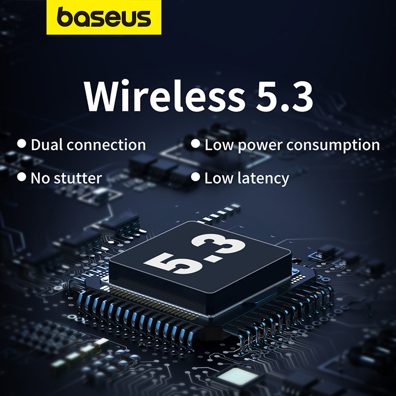 Tai Nghe Bluetooth Baseus Bowie WM01 | Thiết Kế Mini Nhỏ Gọn, Cảm Ứng, Nhiều Màu, Chính Hãng