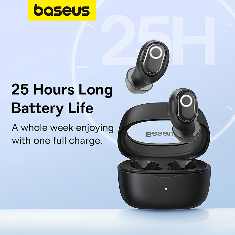Tai nghe Bluetooth Baseus Bowie WM02 | Thiết Kế Mini, Cảm Ứng, Pin Trâu, Chính Hãng
