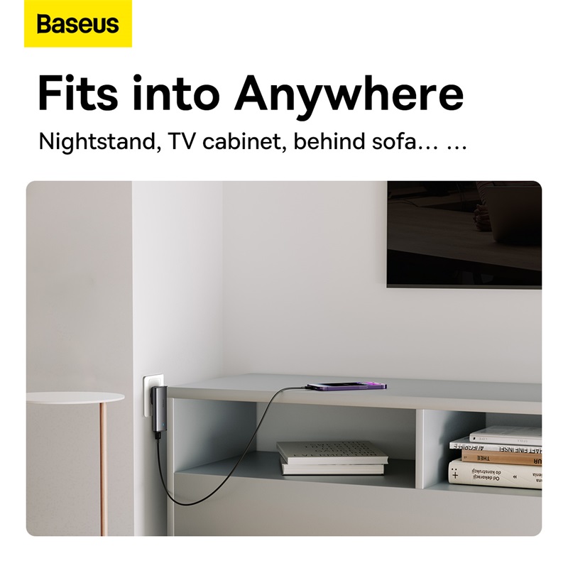 Cốc Sạc Nhanh Baseus GaN5 Pro Ultra-Slim 65W | Thiết Kế Dẹt Siêu Mỏng, Sạc Laptop & Điện Thoại