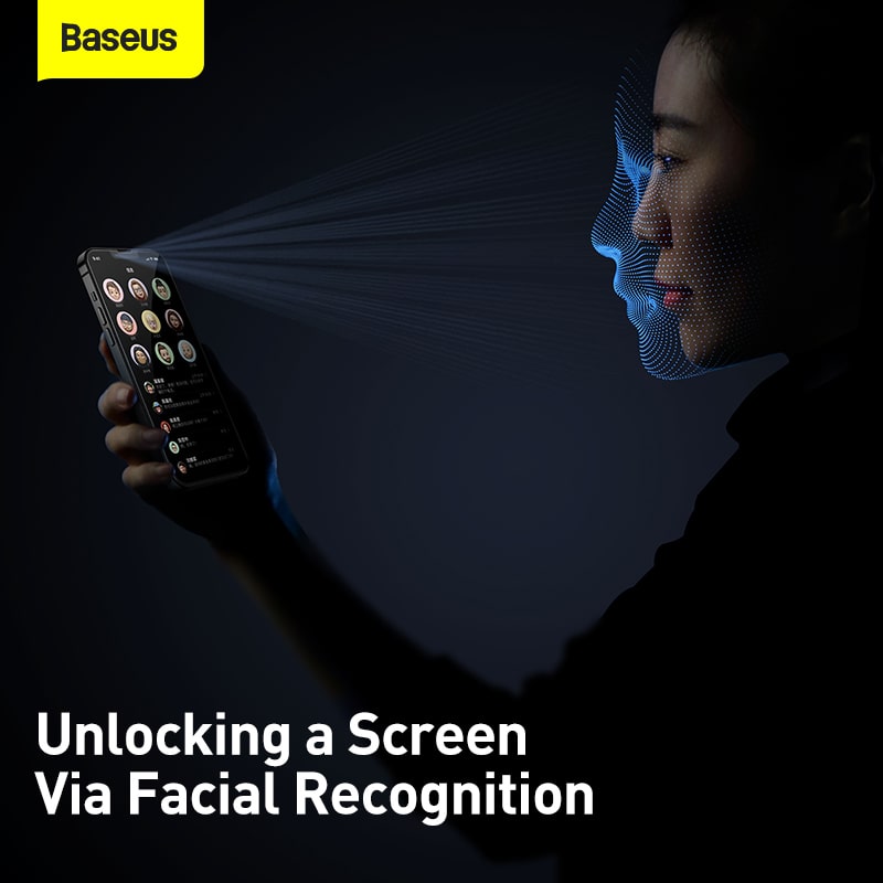 Bộ 2 Kính Cường Lực Baseus Trong Suốt Không Viền Đen Cho iP13 Series Kèm Khung Dán