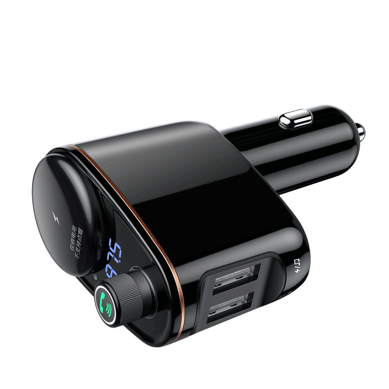 Bộ tẩu sạc trên xe hơi Baseus S06 Locomotive Bluetooth MP3 Vehicle Charger